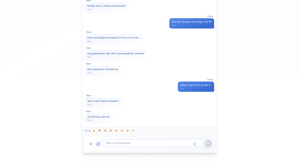 KlasseChat - Chat interface